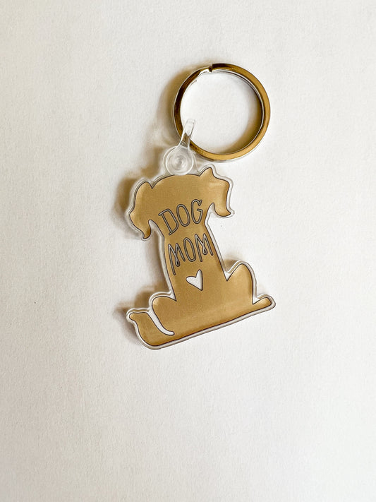 Dog Mom Keychain